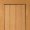 Four Sliding Doors and Frame Kit - Clementine Flush Oak Door - Walnut Inlays - Prefinished