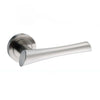 Corsica Mediterranean Lever On Rose - Satin Nickel