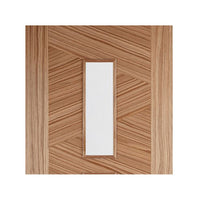Modern style walnut interior door