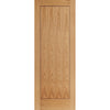 Oak 1 Panel Inlay Flush Door - Prefinished