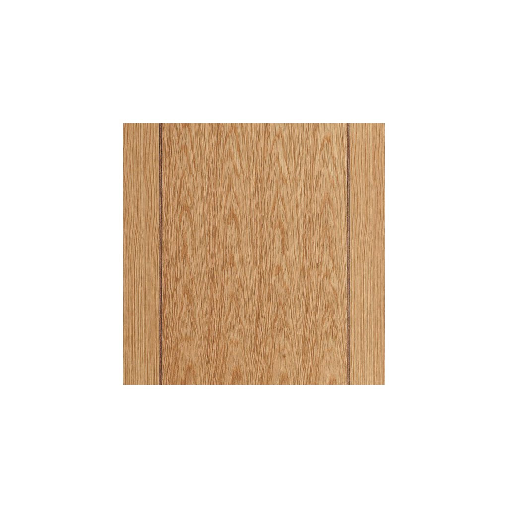 Oak 1 Panel Inlay Flush Door - Prefinished