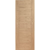 Bespoke Palermo Oak Double Pocket Door Detail - Panel Effect - Prefinished