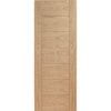 Bespoke oak flush modern door