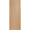 Bespoke Thrufold Palermo Oak Folding 2+0 Door - Panel Effect - Prefinished