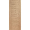Bespoke Palermo Oak Single Pocket Door Detail - Panel Effect - Prefinished