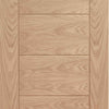 Bespoke Thruslide Palermo Flush Oak 3 Door Wardrobe and Frame Kit