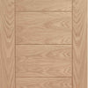 Single Sliding Door & Wall Track - Palermo Oak Door - Prefinished