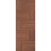 Ravenna Walnut Flush Single Evokit Pocket Door - Prefinished