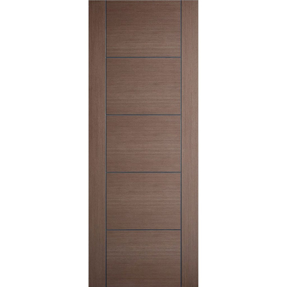 Modern flush grey colour interior door