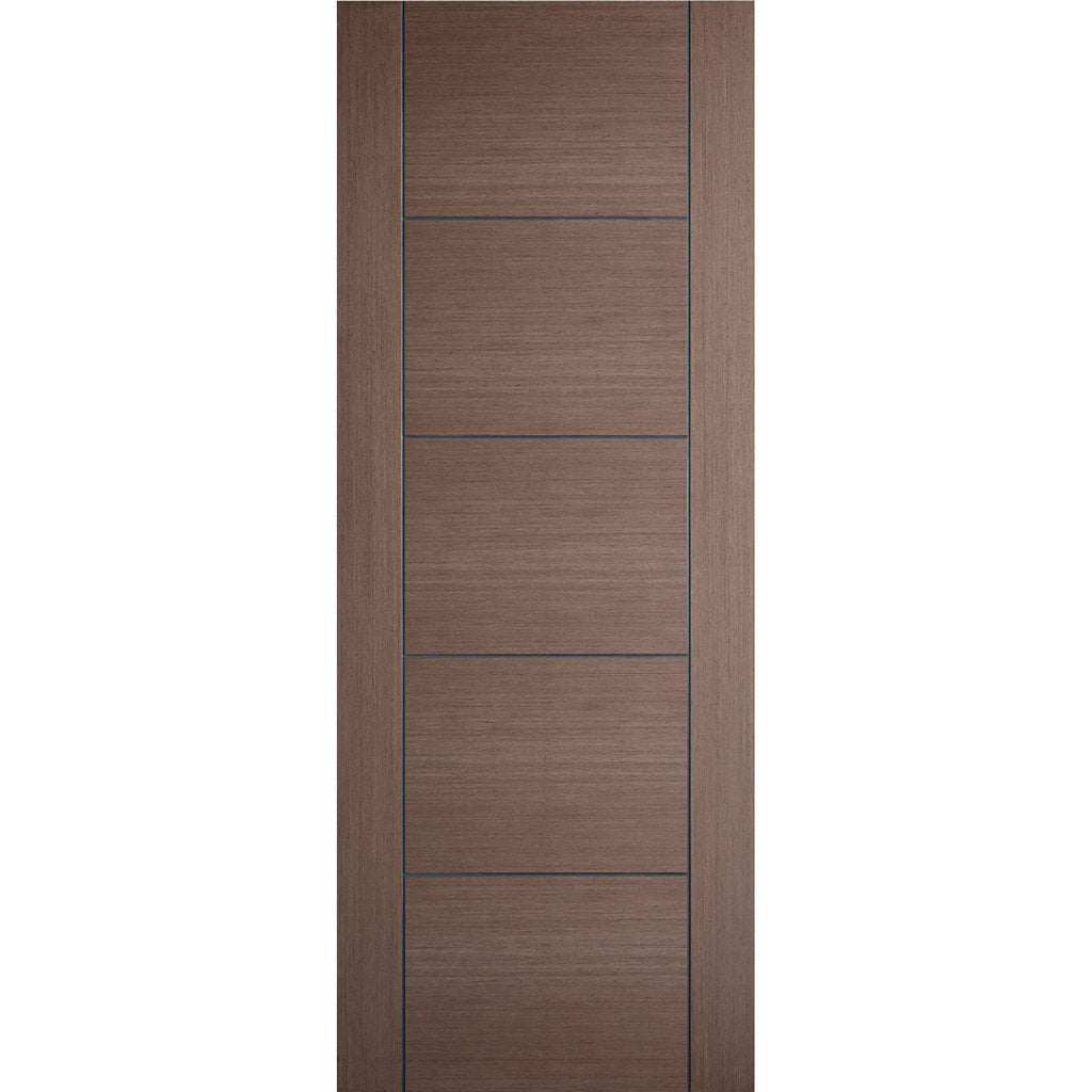 LPD Joinery Vancouver Chocolate Grey Door Pair - 1/2 Hour Fire Rated - Prefinished