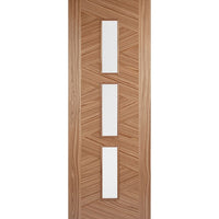 Modern style walnut interior door