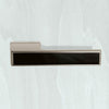 Tupai Rapido VersaLine Tobar Lever on Long Rose - Pearl Black Decorative Plate - Pearl Nickel