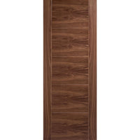 LPD Joinery Bespoke Fire Door, Vancouver Walnut 5P Flush - 1/2 Hour Fire Rated - Prefinished