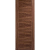 LPD Joinery Bespoke Fire Door Pair, Vancouver Walnut 5P Flush Pair - 1/2 Hour Fire Rated - Prefinished