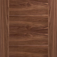 Bespoke Vancouver Walnut 5P Flush Door Pair - Prefinished
