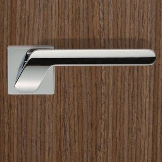 Image: European CEB010Q Mono Lever Latch Handles on Square Rose - 2 Finishes