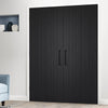 Montreal Charcoal Internal Door Pair - Prefinished