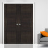 Montreal Dark Grey Ash Door Pair - Prefinished