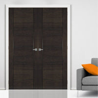 Montreal Dark Grey Ash Door Pair - Prefinished