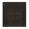 Montreal Dark Grey Ash Evokit Pocket Fire Door - 1/2 Hour Fire Rated - Prefinished
