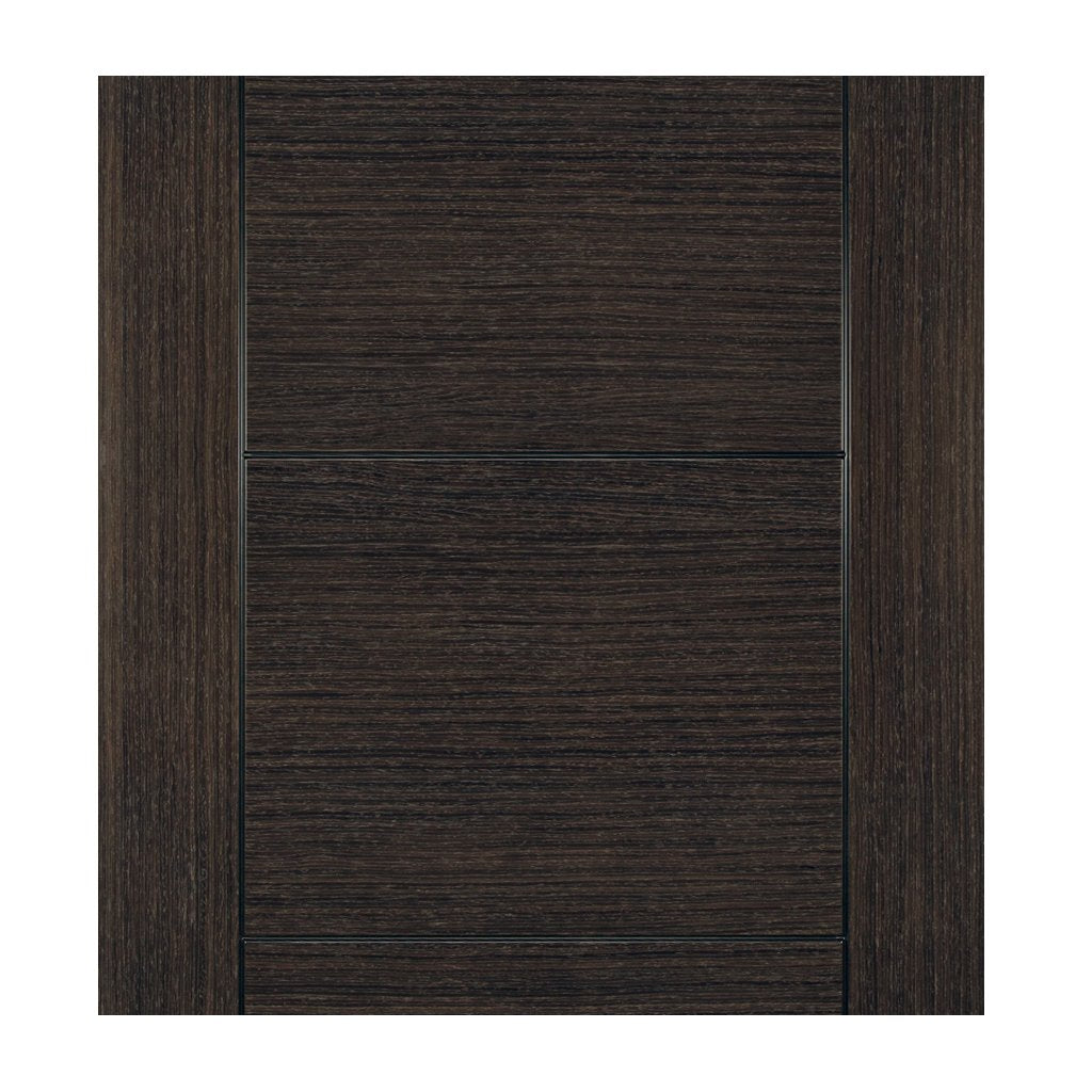 Montreal Dark Grey Ash Fire Door - 1/2 Hour Fire Rated - Prefinished