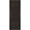 Montreal Double Absolute Evokit Pocket Door - Dark Grey Ash - Prefinished