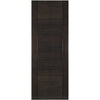 Four Sliding Maximal Wardrobe Doors & Frame Kit - Montreal Prefinished Dark Grey Ash Door