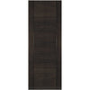 Two Sliding Maximal Wardrobe Doors & Frame Kit - Montreal Prefinished Dark Grey Ash Door