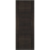 Montreal Dark Grey Ash Single Evokit Pocket Door - Prefinished