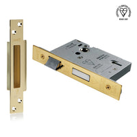 Mortice Sash Lock for Timber Doors - 2 Sizes and 2 Finishes