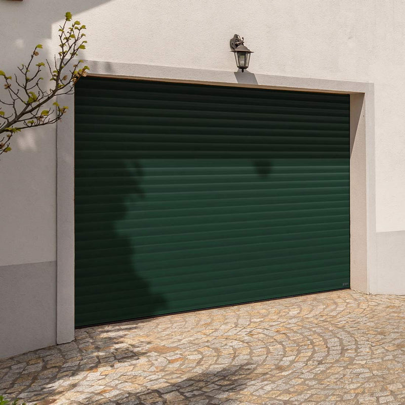 Gliderol Electric Insulated Roller Garage Door from 1900 to 5320mm Wide - Moss Green