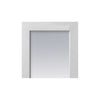 Moulded 2 Panel/1 Pane - Clear Glass - White Primed