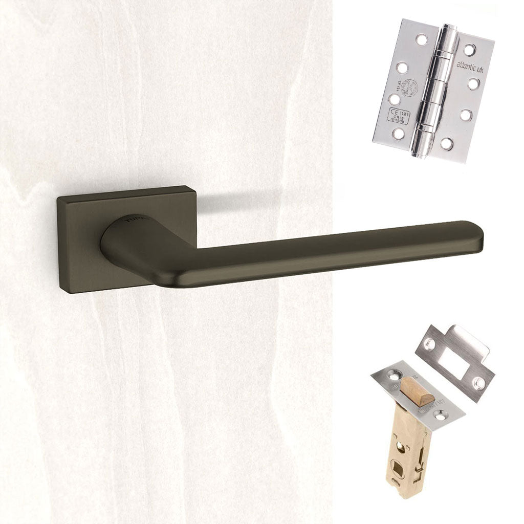 Tupai Rapido RetaLine Tavira Designer Fire Lever on Long Rose - Titanium Handle Pack