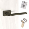 Tupai Rapido RetaLine Tavira Designer Fire Lever on Long Rose - Titanium Handle Pack