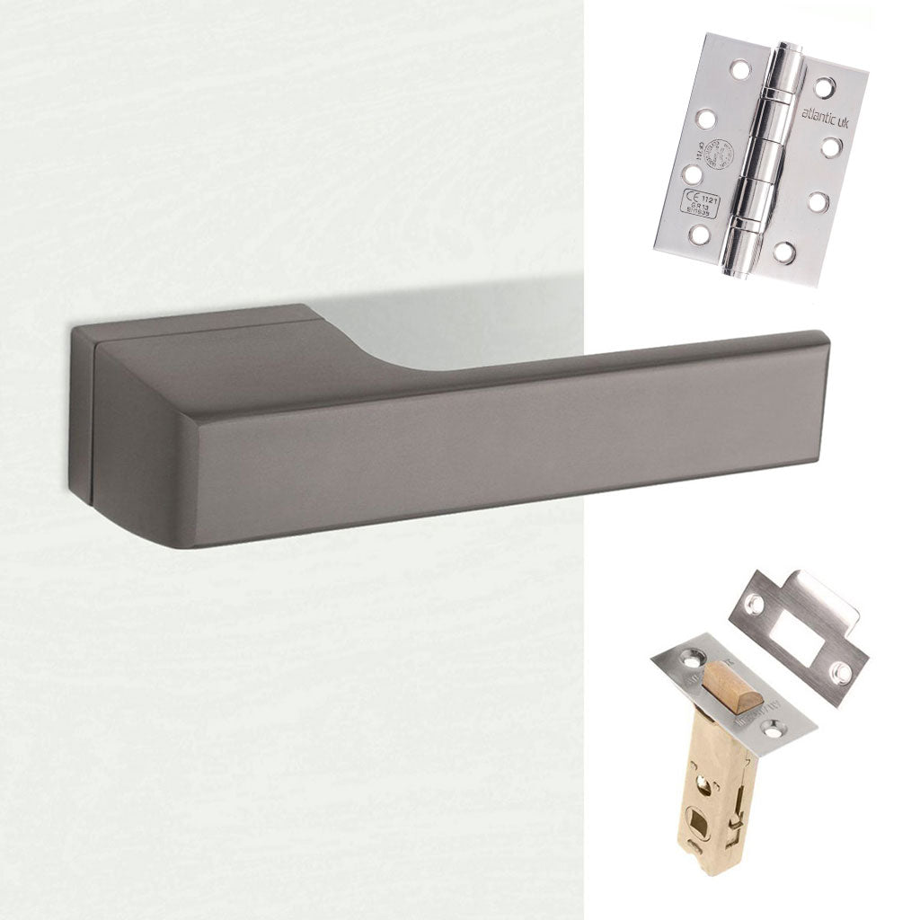 Tupai Rapido RetaLine Panela Designer Fire Lever on Long Rose - Titanium Handle Pack