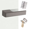 Tupai Rapido RetaLine Panela Designer Fire Lever on Long Rose - Titanium Handle Pack