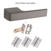 Tupai Rapido RetaLine Panela Designer Fire Lever on Long Rose - Titanium Handle Pack