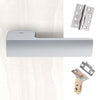 Tupai Rapido RetaLine Cartelle Designer Fire Lever on Long Rose - Satin Chrome Handle Pack