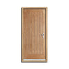 Norfolk Flush Exterior Oak Door and Frame Set, From LPD Joinery
