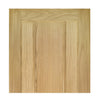 Norwich Real American Oak Veneer Door Pair - Unfinished