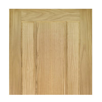 Norwich Real American Oak Veneer Door Pair - Unfinished