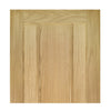 Norwich Real American Oak Veneer Single Evokit Pocket Door Detail - Unfinished