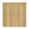 Norwich Real American Oak Veneer Double Evokit Pocket Door Detail - Unfinished