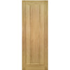 Double Sliding Door & Wall Track - Norwich Real American Oak Veneer Door - Unfinished