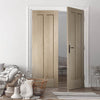 Prefinished Bespoke Novara Oak Door Pair - Choose Your Colour