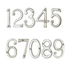 Chrome Plated Numerals - 76mm in Size