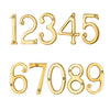 Brass Numerals - 76mm in Size