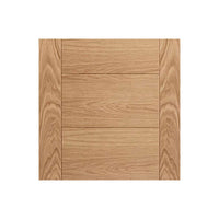 Four Folding Doors & Frame Kit - Carini 7 Panel Flush Oak 2+2 - Prefinished