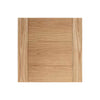 Bespoke Thruslide Carini 7 Panel Oak Flush Door - 2 Sliding Doors and Frame Kit - Prefinished