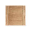 Bespoke Thruslide Carini 7 Panel Oak Flush Door - 4 Sliding Doors and Frame Kit - Prefinished